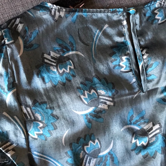 Front Ruffle Silk Dress - Picture 5 of 5